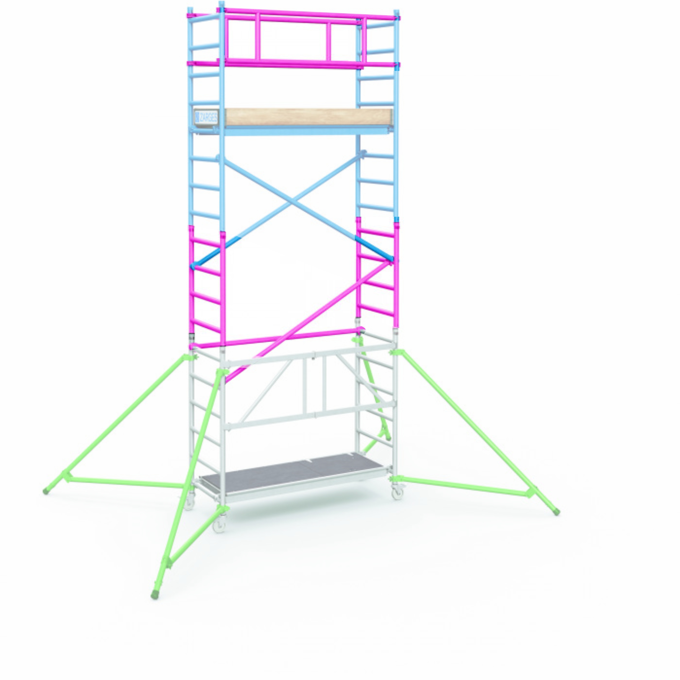 Набор удлинения на 1 м для Zarges PaxTower 1T 53553